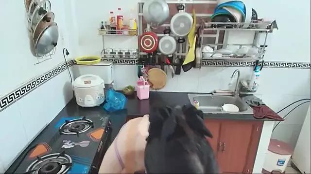 Babysex-2k — Naked except for the apron