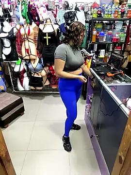ROSALIASEXSHOP — IN THONG,HEELS AND SPORTS SOCKS 5 MIN